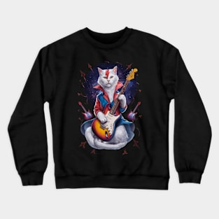 Ziggy Stardust Cat Crewneck Sweatshirt